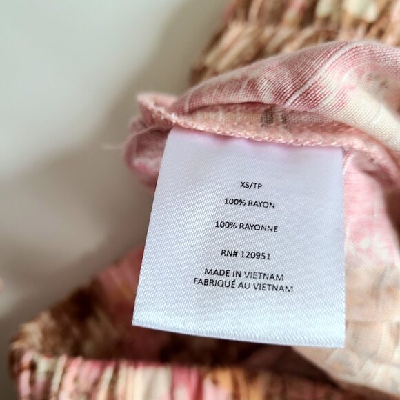 Wild Sky three-tiered maxi summer boho floral skirt with slit on a side. - Picture 6 of 11